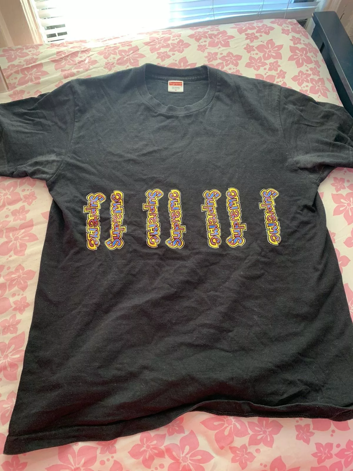Supreme Short Sleeve T Shirts Supreme T shirt Black