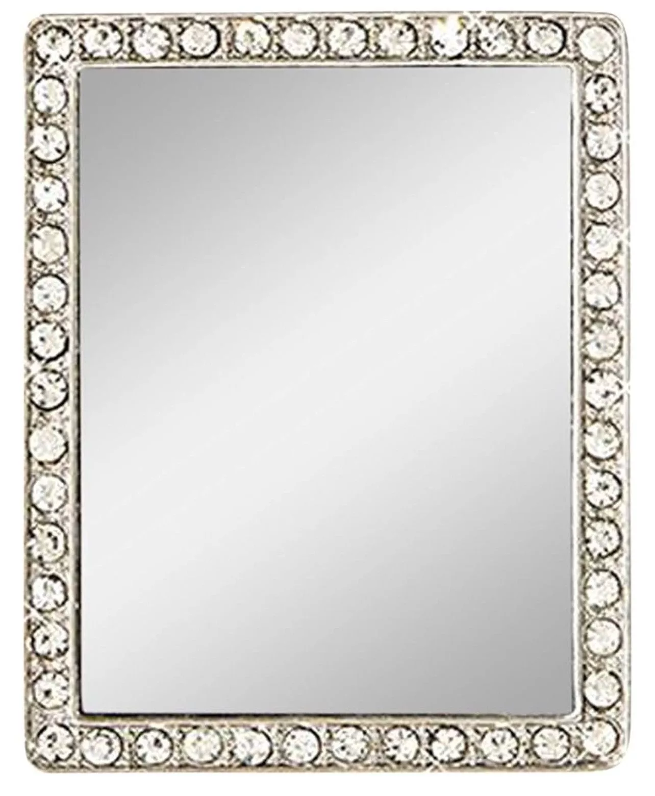 Other Miscellaneous Other Cell Phone Mirror Square with cubic zirconia crystals Silver