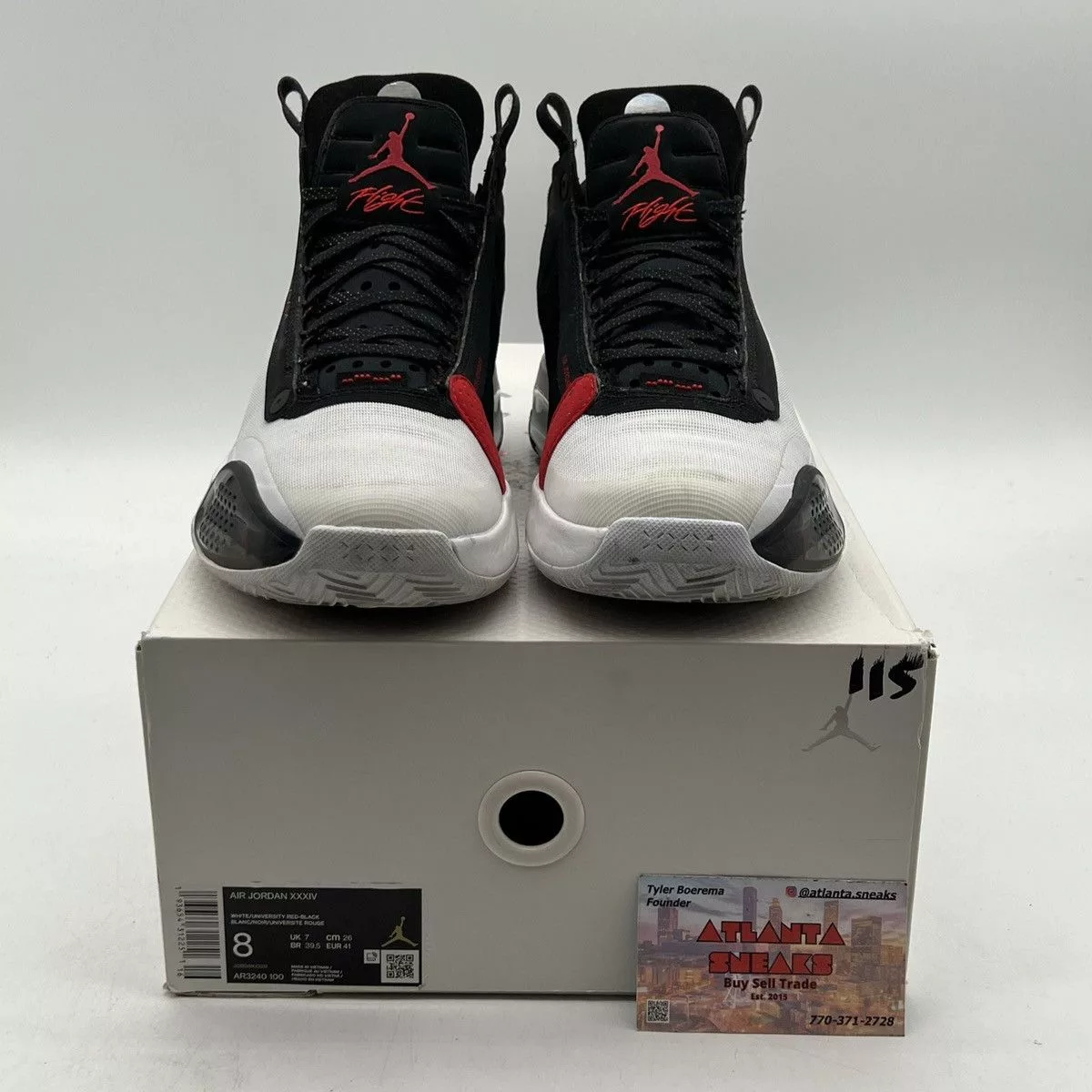 Jordan Brand Hi Top Sneakers Jordan Brand Air Jordan 34 Chicago White
