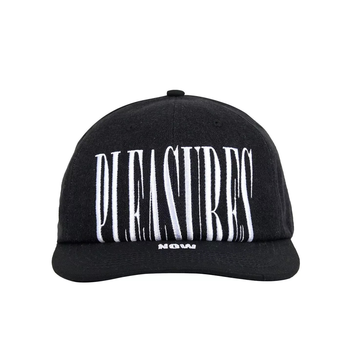 Pleasures Hats Pleasures Stretched Embroidered Spell Out Hat Black