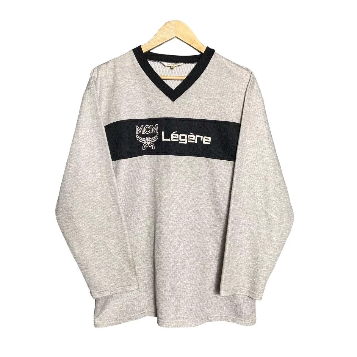 MCM Sweatshirts Hoodies MCM Big Logo Sweatshirt / Vintage 90s Black Streetwear