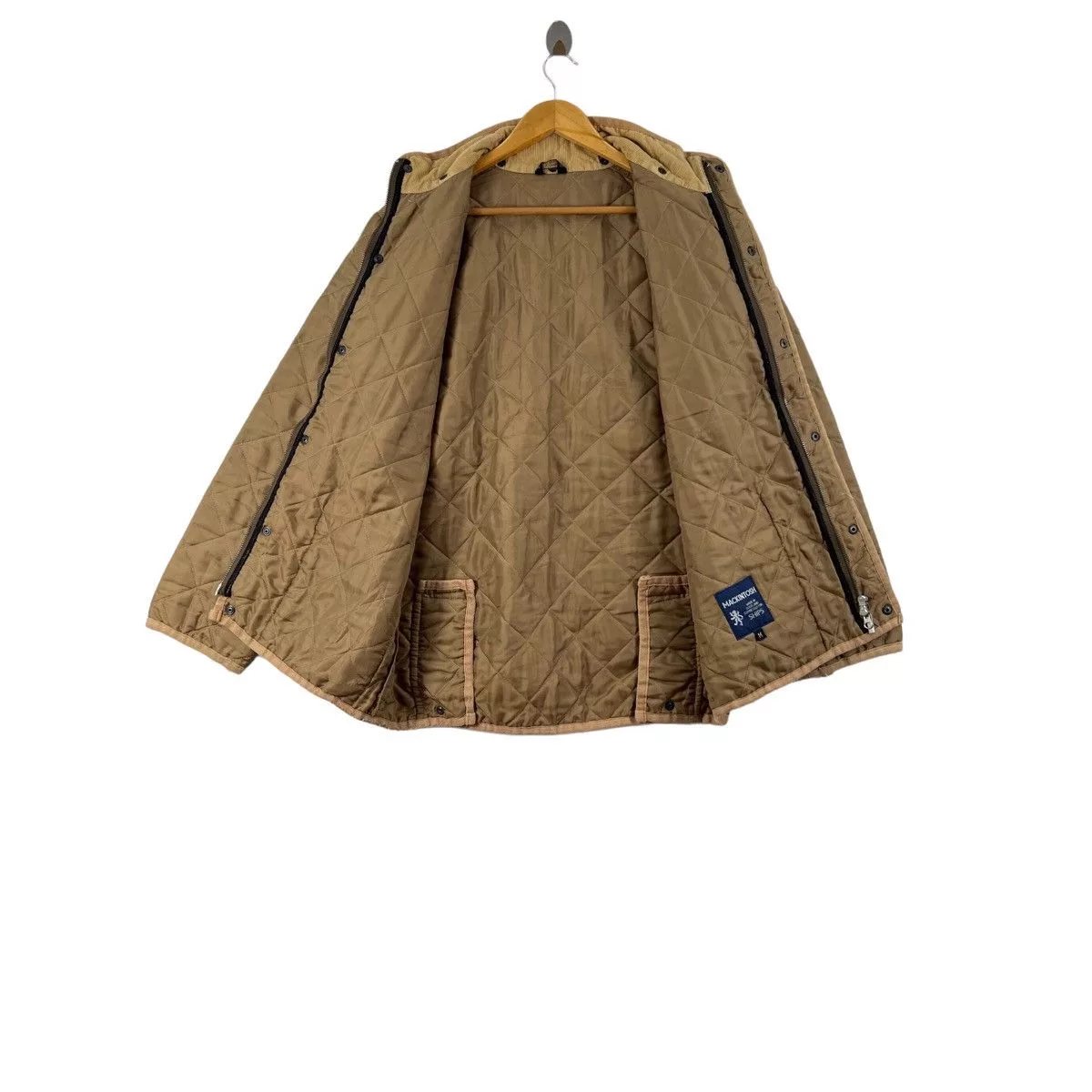 Mackintosh Light Jackets Scottish Designer MACKINTOSH SCOTLAND Made For Ships Quilted Brown