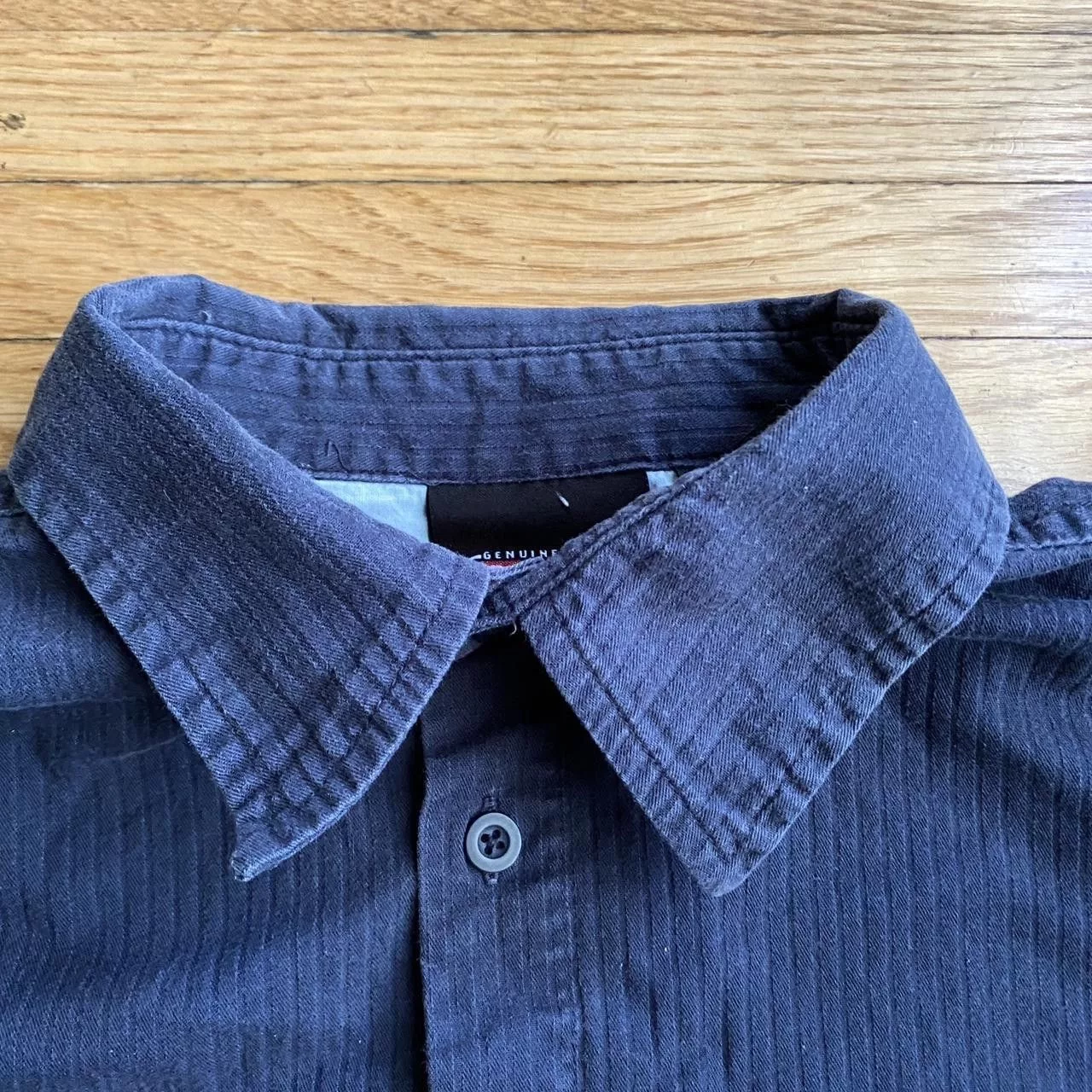 Dickies Polos Dickies work button up Tee Blue