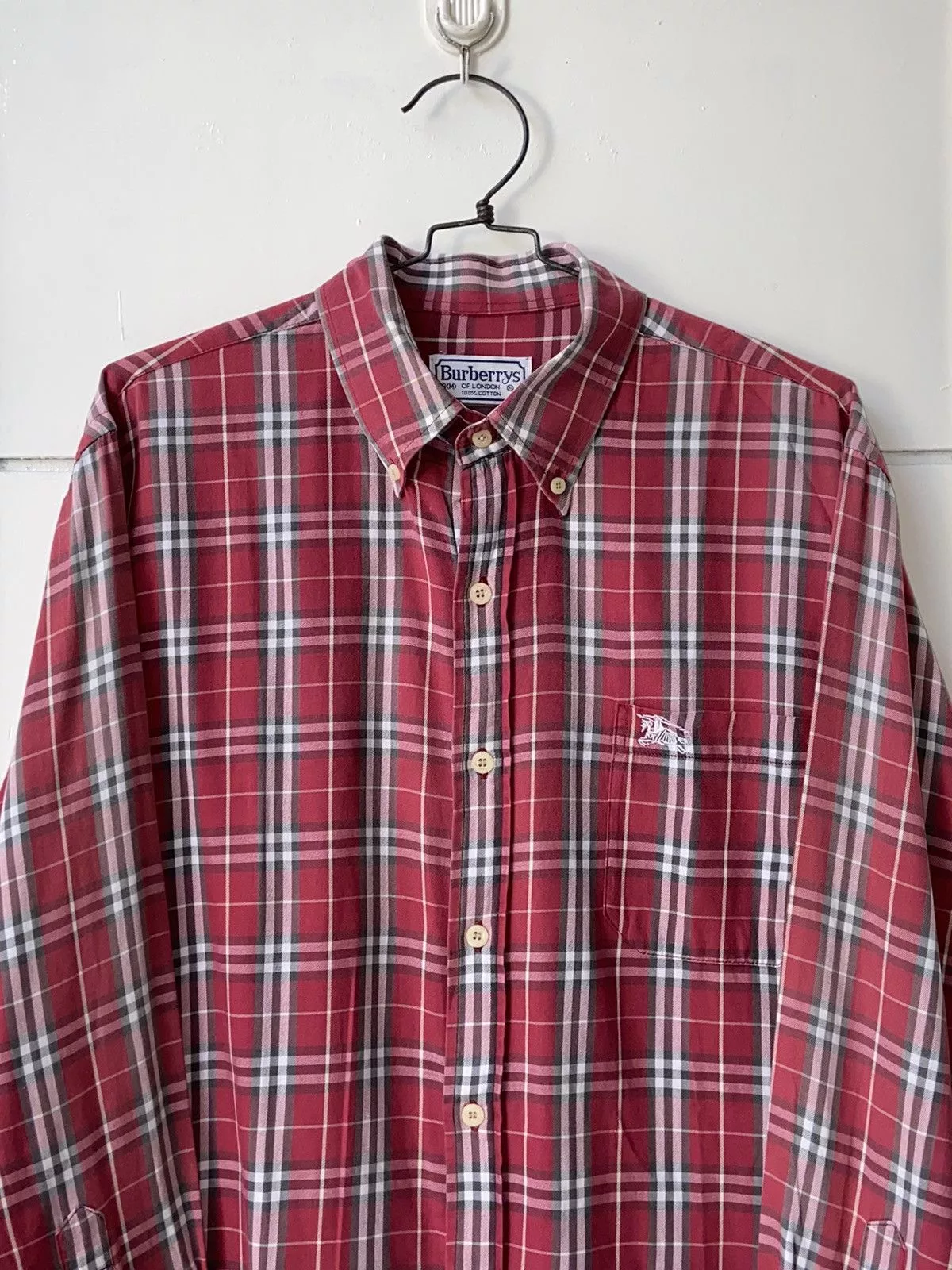 Burberry Shirts Button Ups BURBERRY Red Striped Shirt