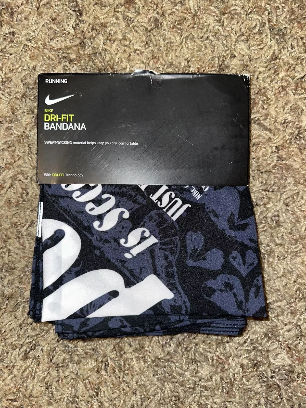 Nike Miscellaneous Nike Women's recreation Club Printed Bandana Blue