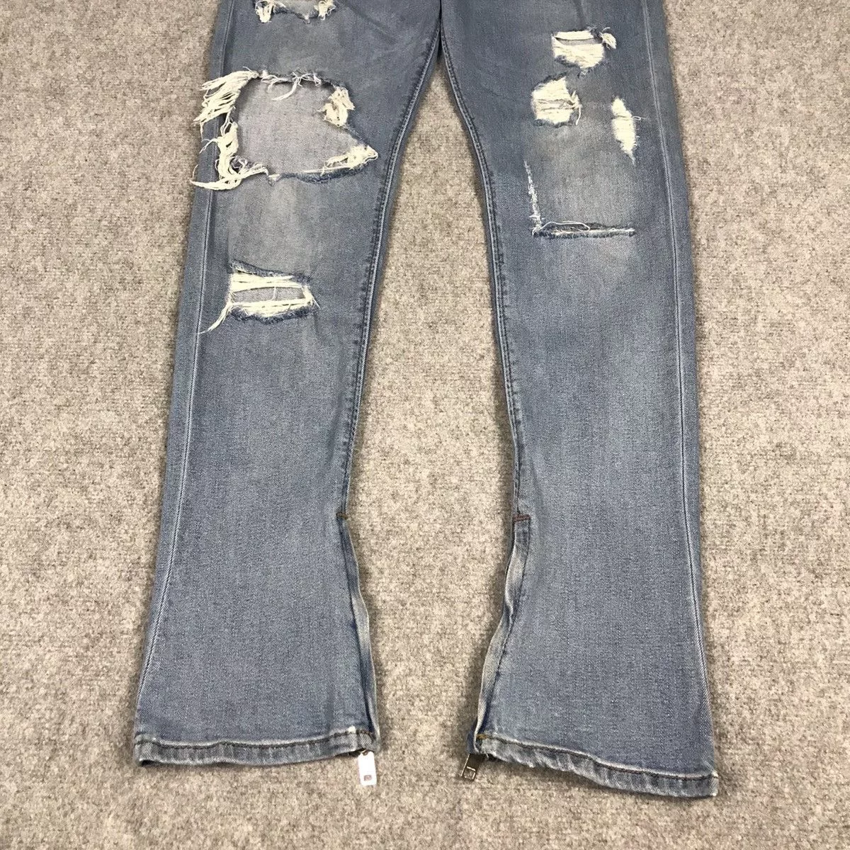 Diesel Denim SLIM DIESEL DISTRESSED JEANS PANTS Blue