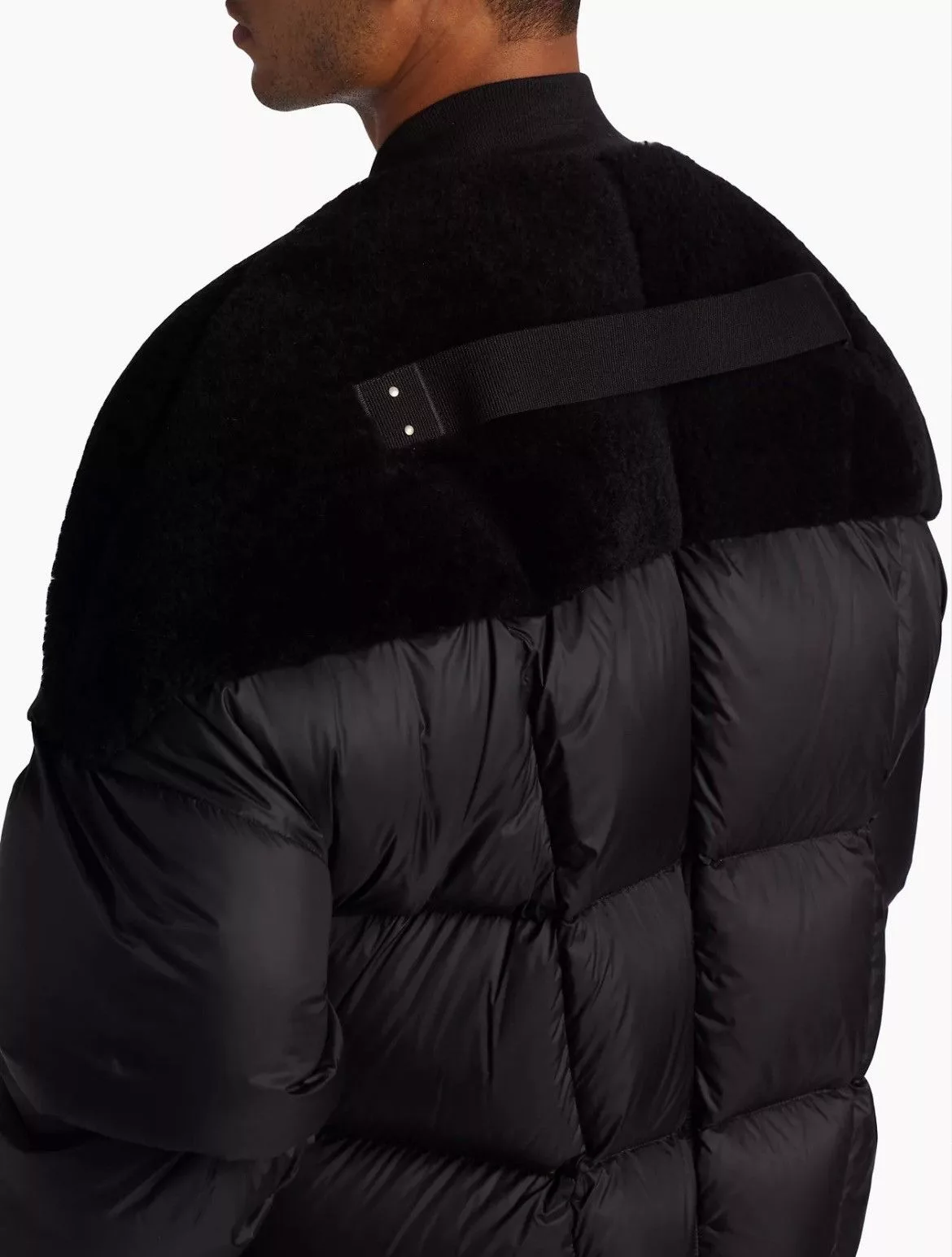 Rick Owens Light Jackets Rick Owens Luxor Flight Padded Down Jacket Black