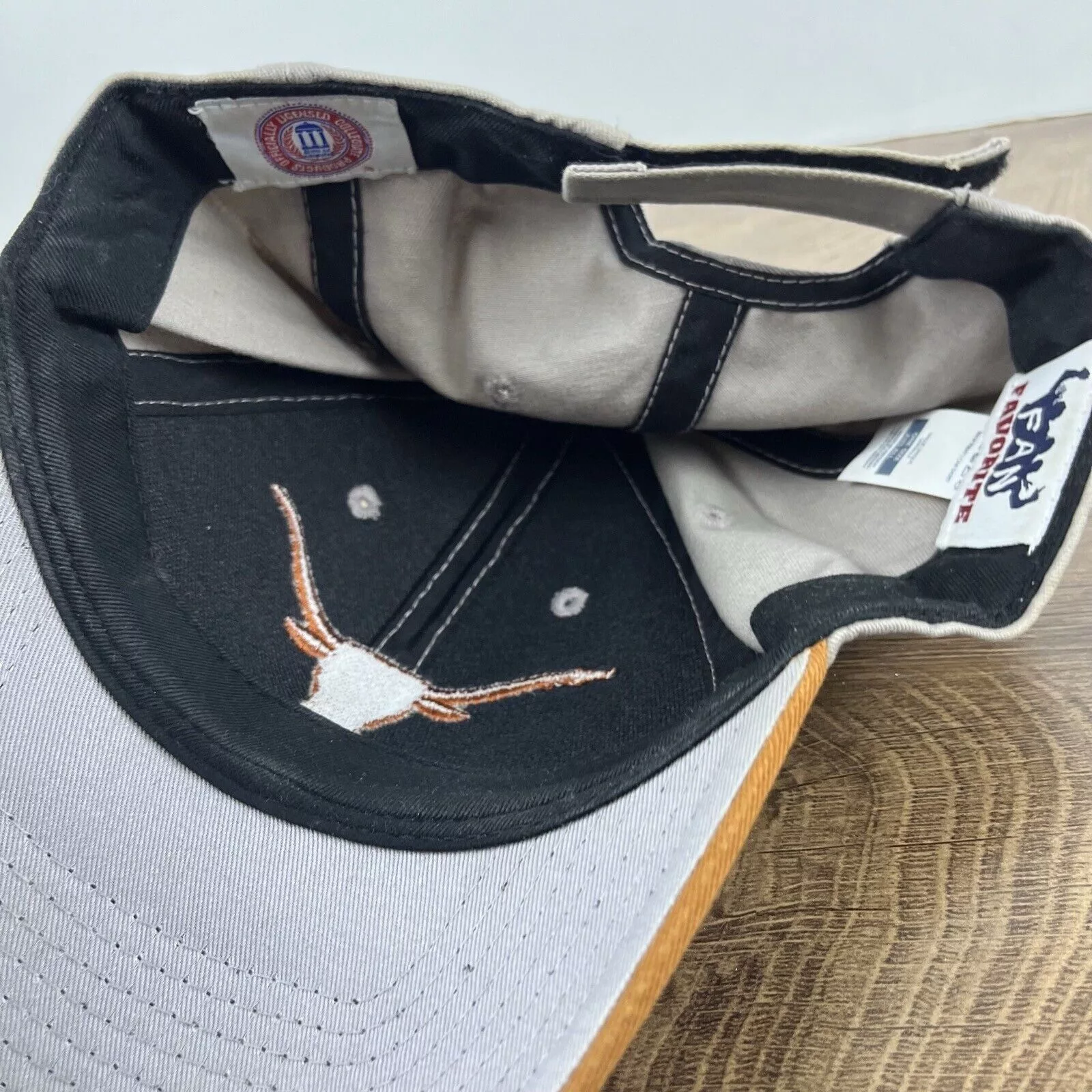 Other Hats Other Texas Longhorns Gray Orange Hat Gray Hat Adjustable Hat Gray