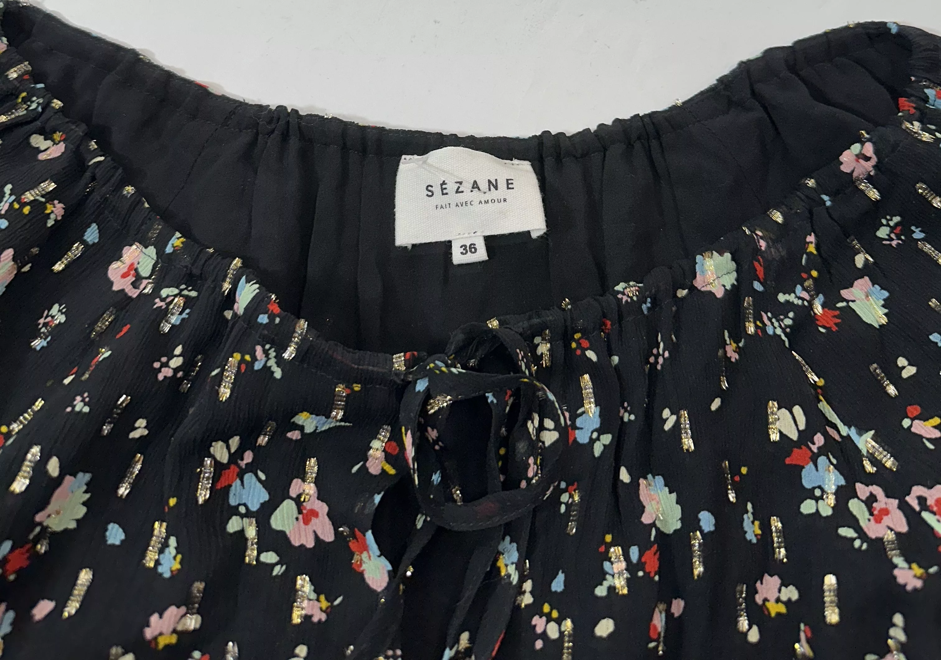 Sezane Blouses Sezane Too Silk Multi