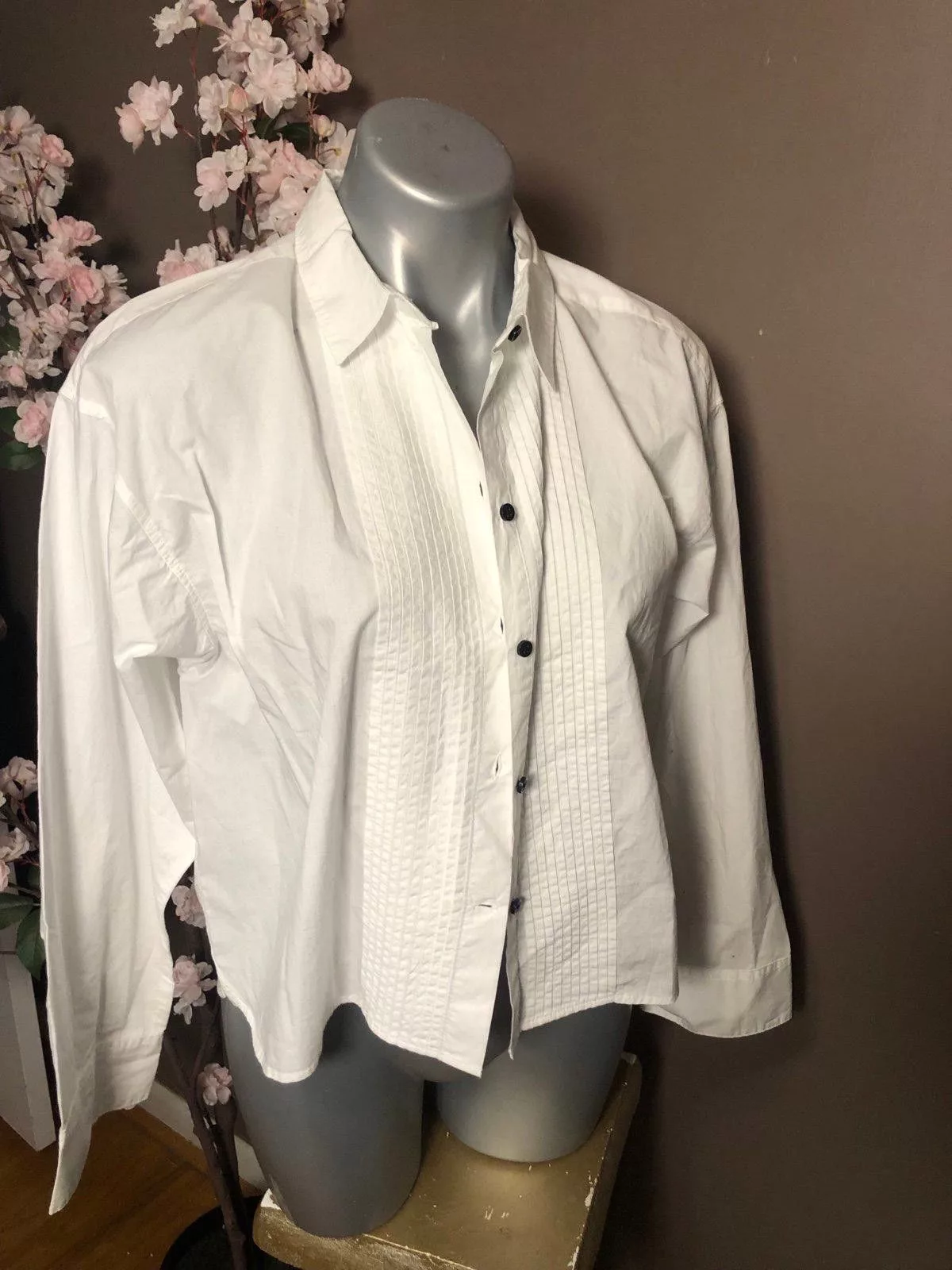 J.Crew Button Ups J.Crew top button down shirt tuxedo design White