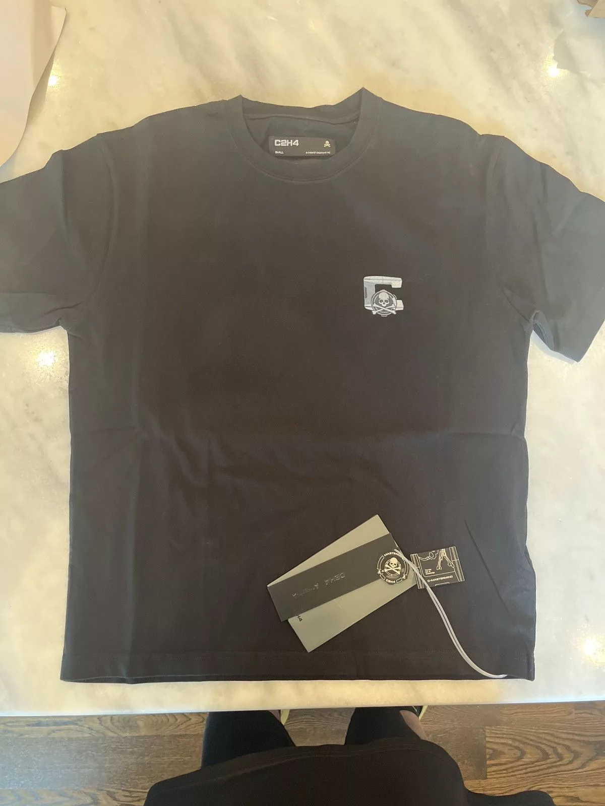 Mastermind Japan Short Sleeve T Shirts Mastermind Japan MasterMind x C2H4 tee shirt Black