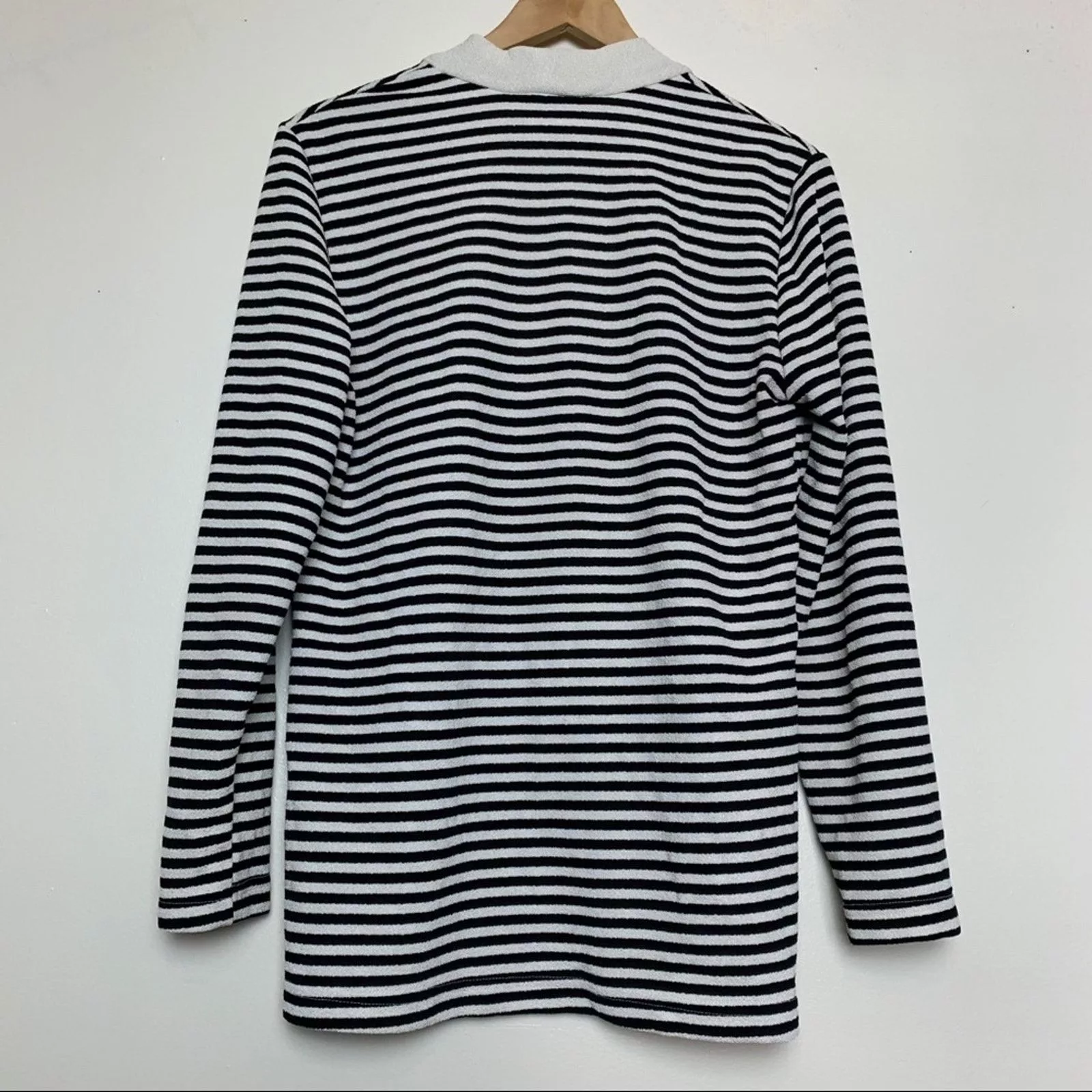 Vintage Jackets Vintage 80’s Black & White Front Tie Jacket Women’s Size 10