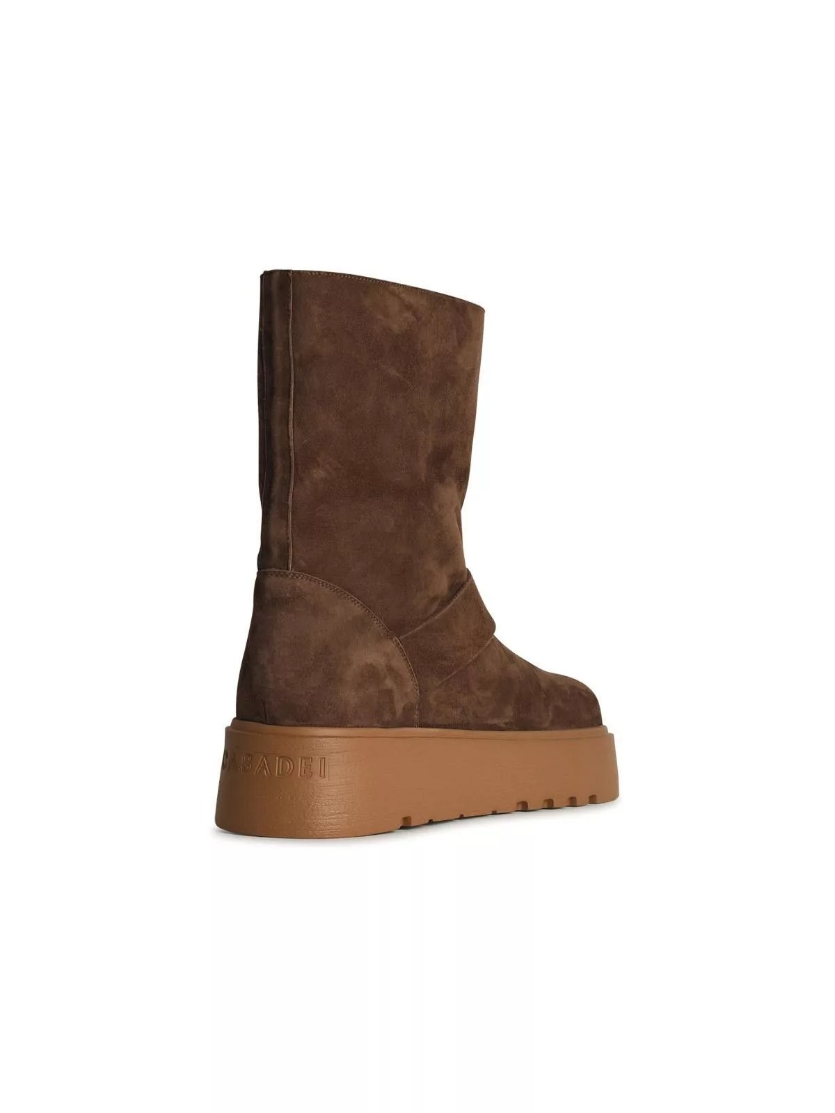 Casadei Boots CASADEI 'Ale' Brown Suede Blend Ankle Boots Multi