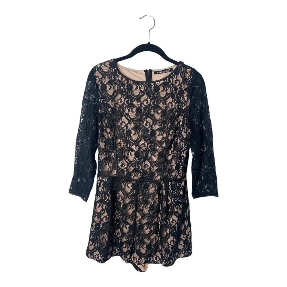 Other Jumpsuits Other Love Label Black Lace Romper UK Size 12