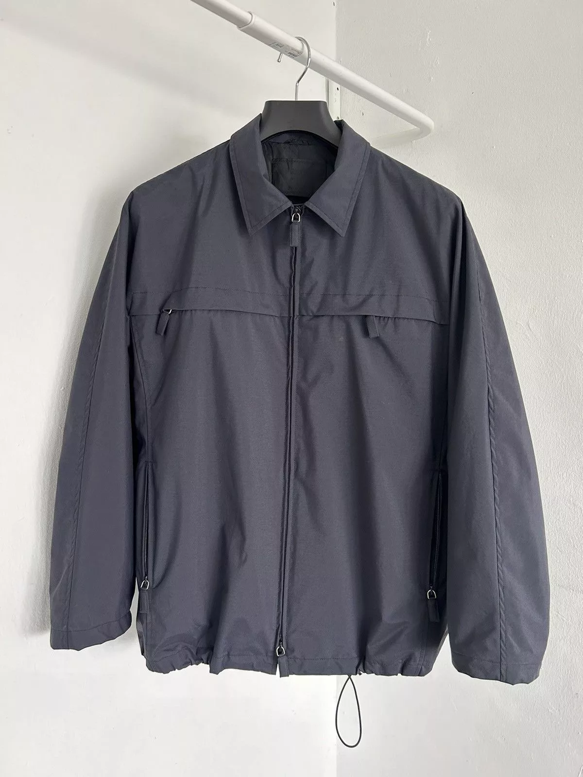 Prada Bombers Vintage archive Prada Nylon navy blouson Blue