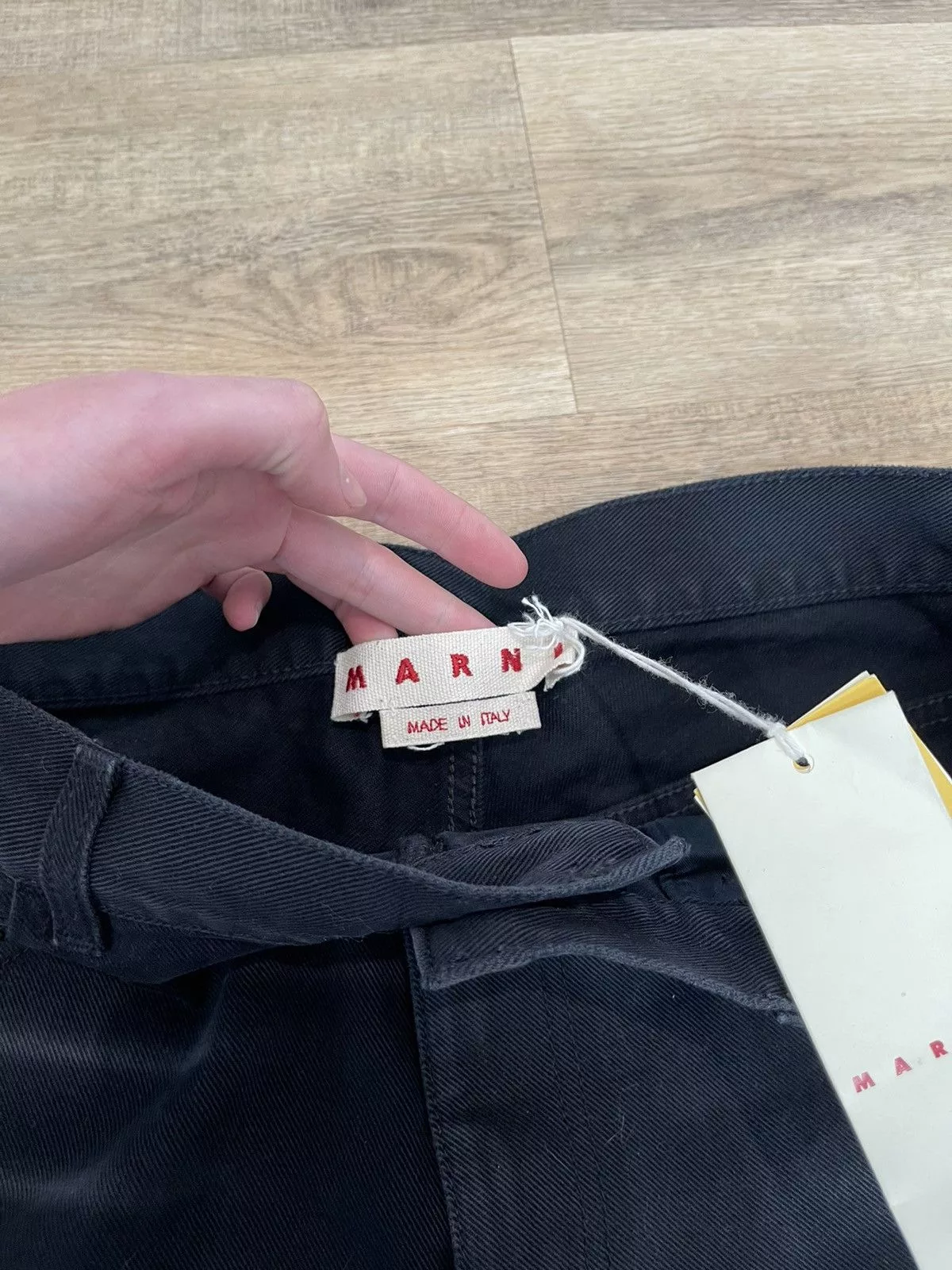 Marni Denim Marni Patch Jeans Black