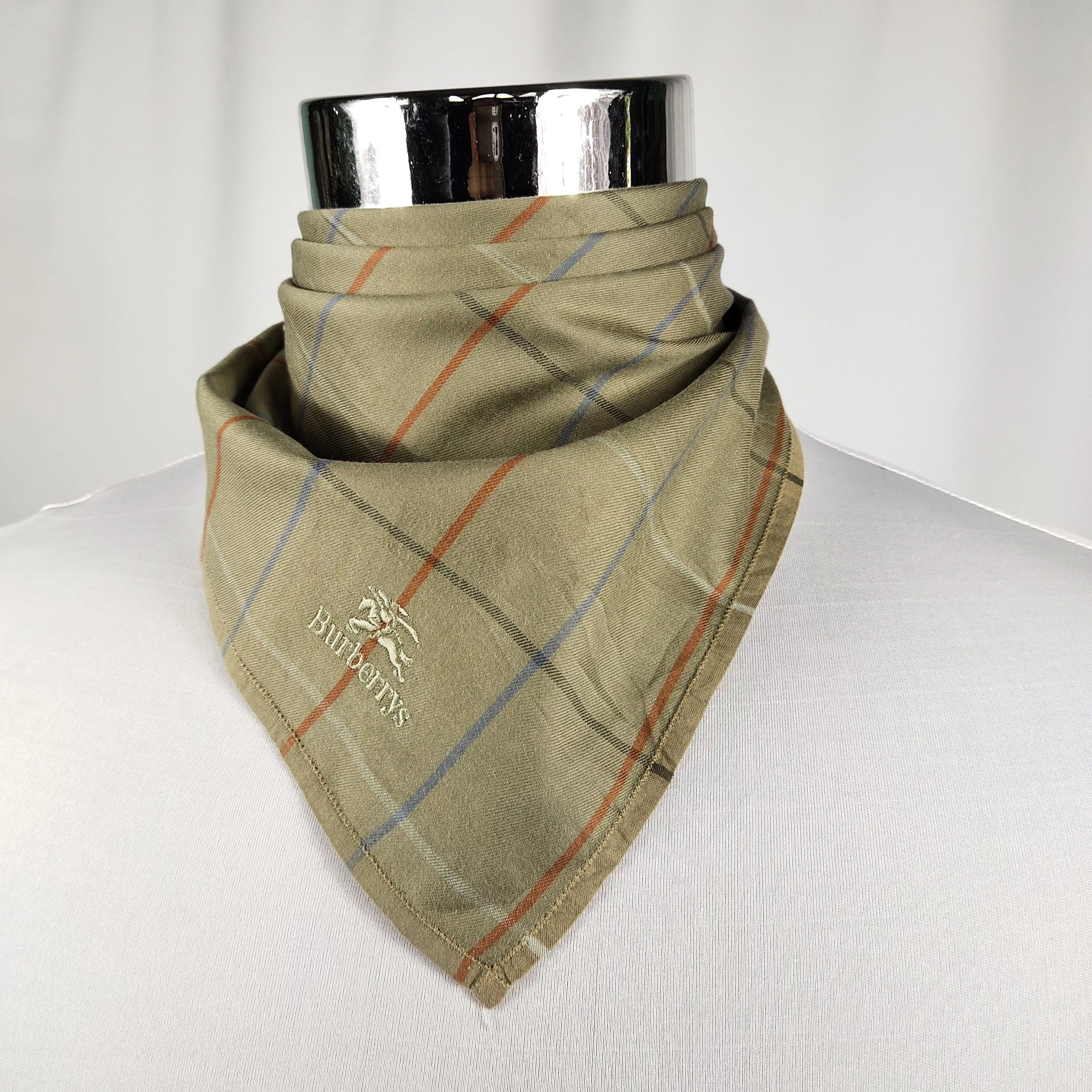 Burberry Ties Pocketsquares Burberry × Vintage Burberry Handkerchief / Neckerchief / Bandana FZ333 Multi