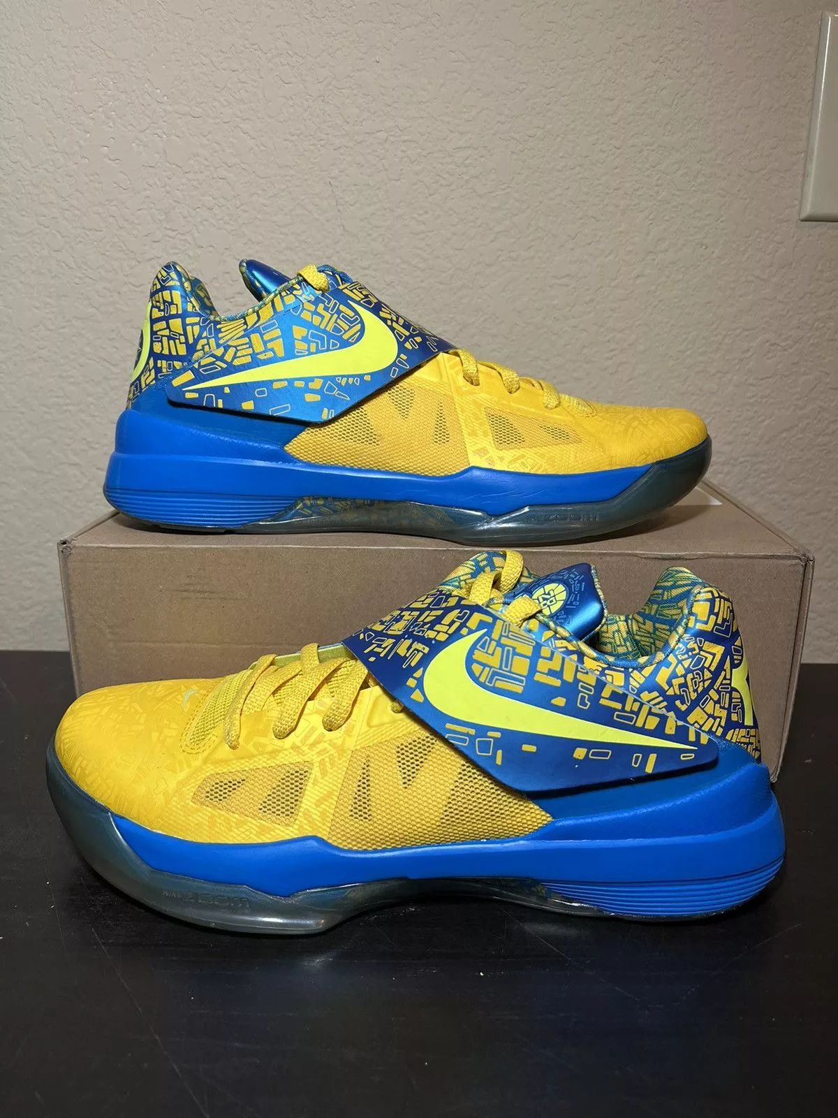 Nike Casual Leather Shoes Size 10 - Nike Zoom KD 4 Scoring Title PE 📦FAST SHIPPING📦 Blue