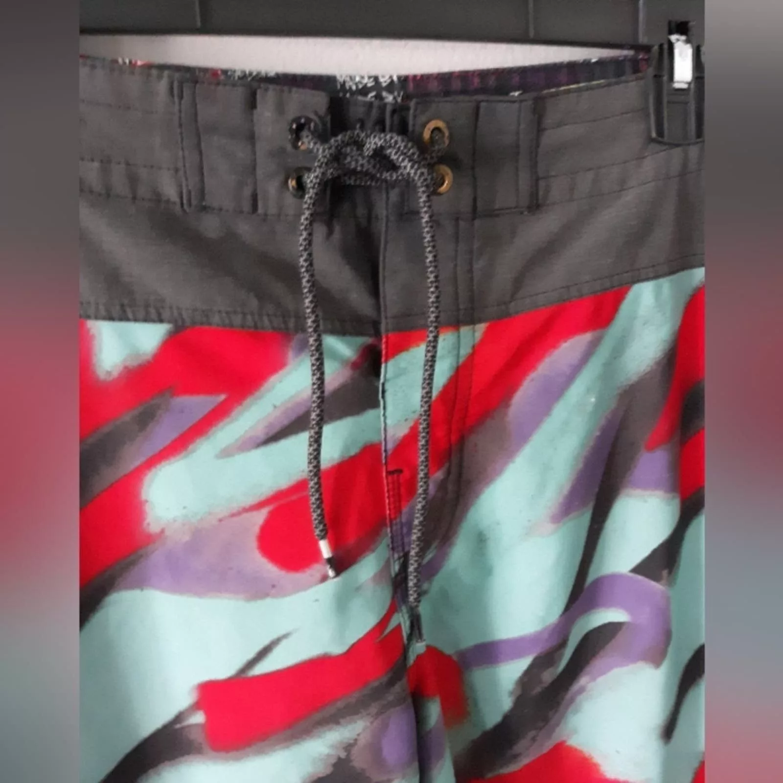 Rip Curl Swimwear VTG Rip Curl MadSteez Board Shorts Red