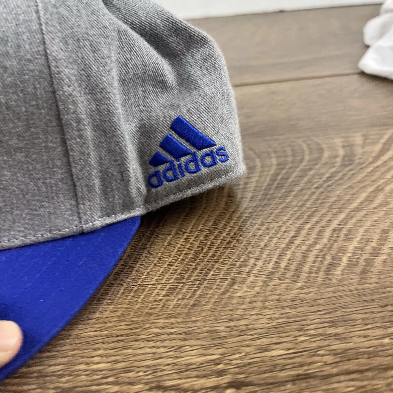Adidas Hats Kansas Jayhawks Hat Adidas Three Stripe Hat Gray Cap Adjusta