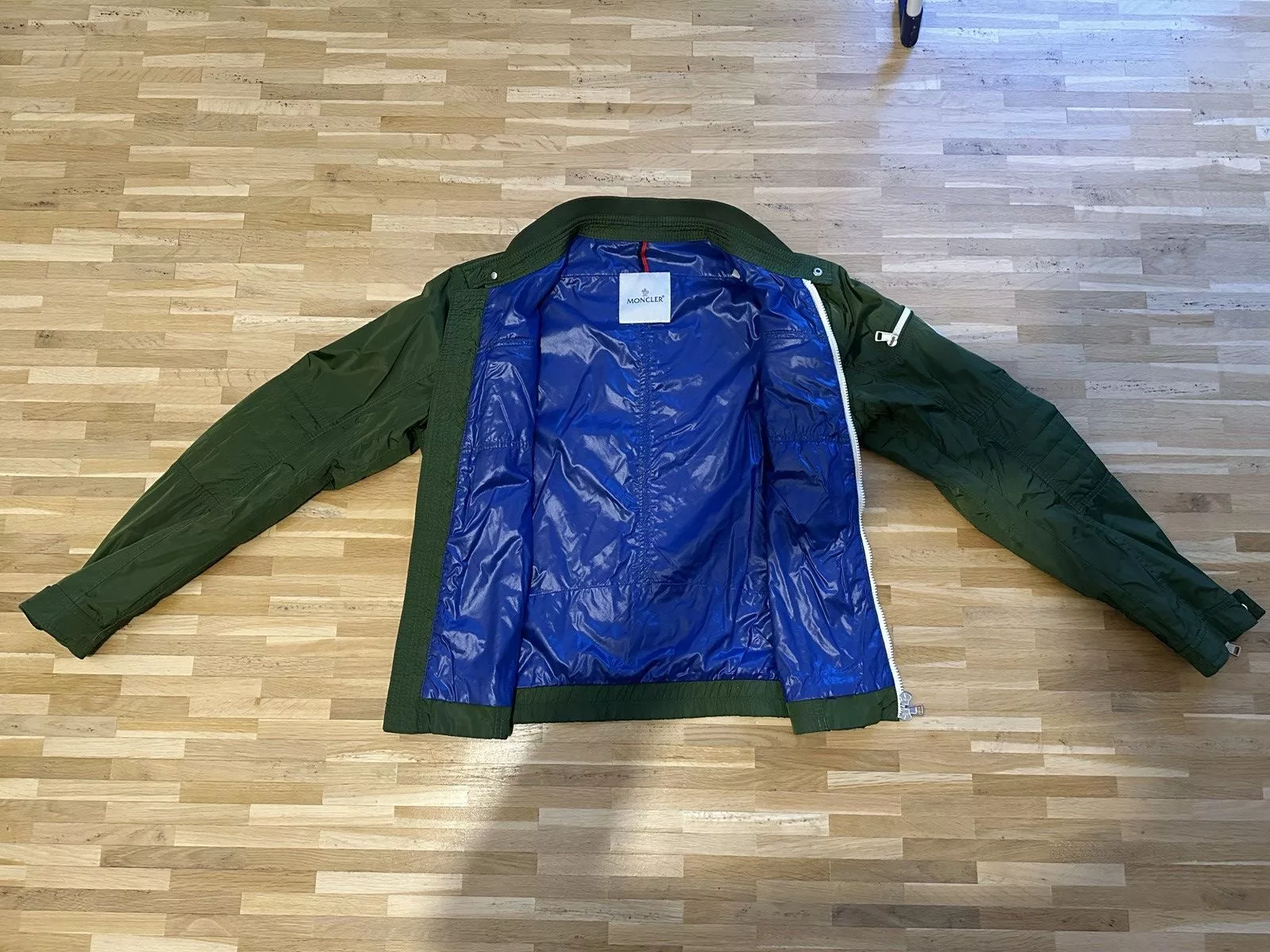 Moncler Light Jackets Moncler Thym Light Nylon Bomber Jacket Size 3 Green