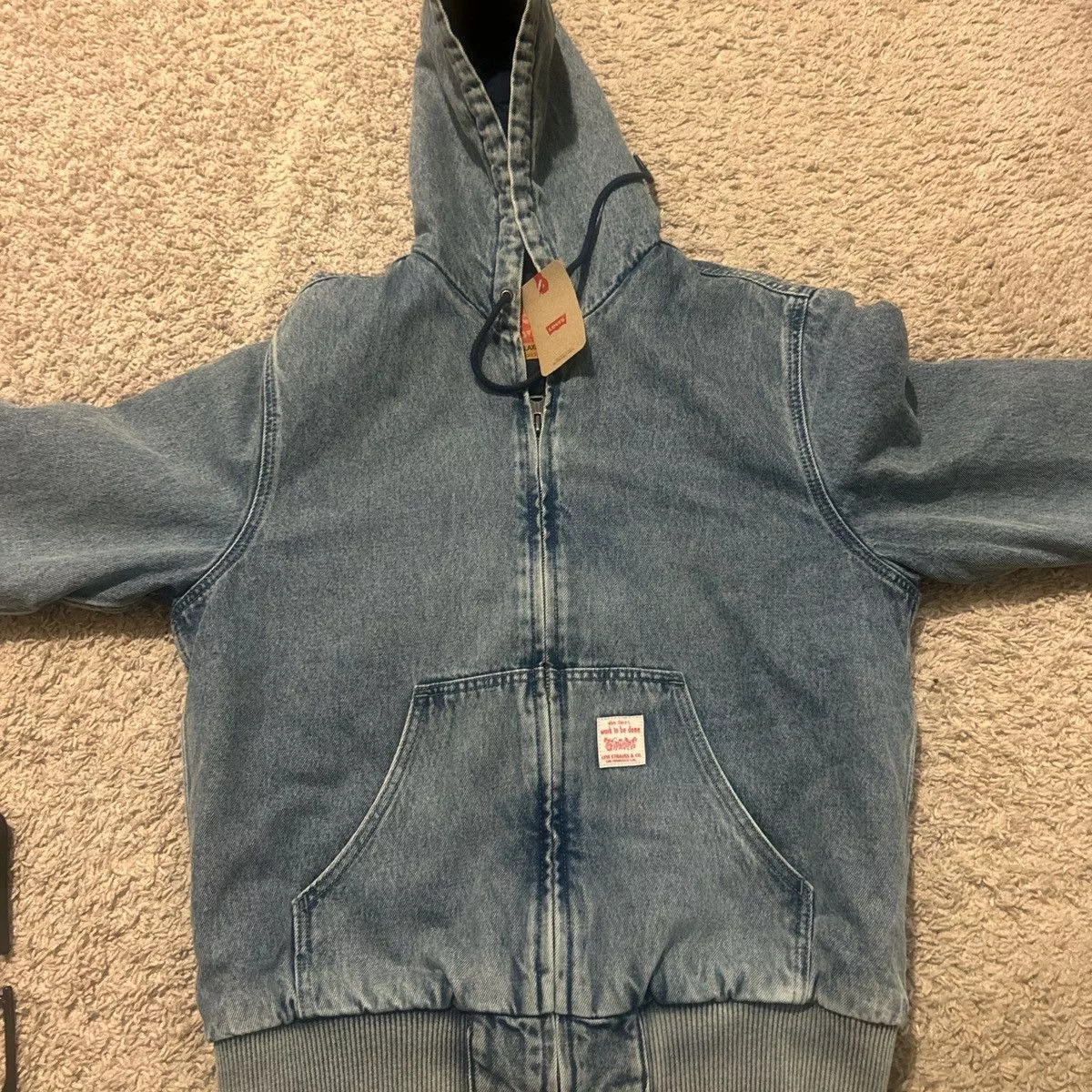 Levi's Denim Jackets Levi's Levi’s Denim Patch Work Jackrt Blue