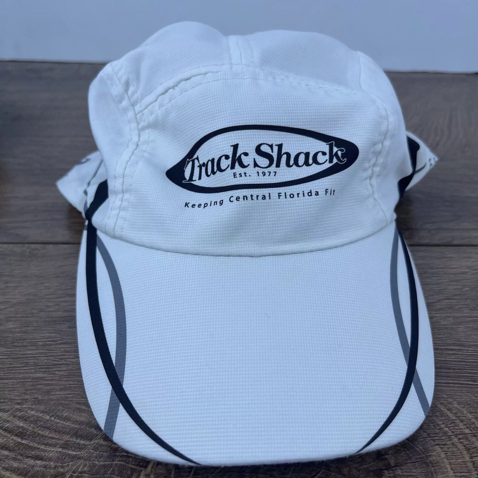 Other Hats Other Track Shack Hat Central Florida White Cap Hat Adjustable Hat