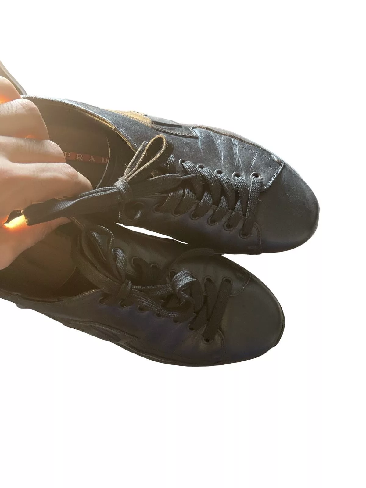 Prada Low Top Sneakers Prada Cup Sneakers Black