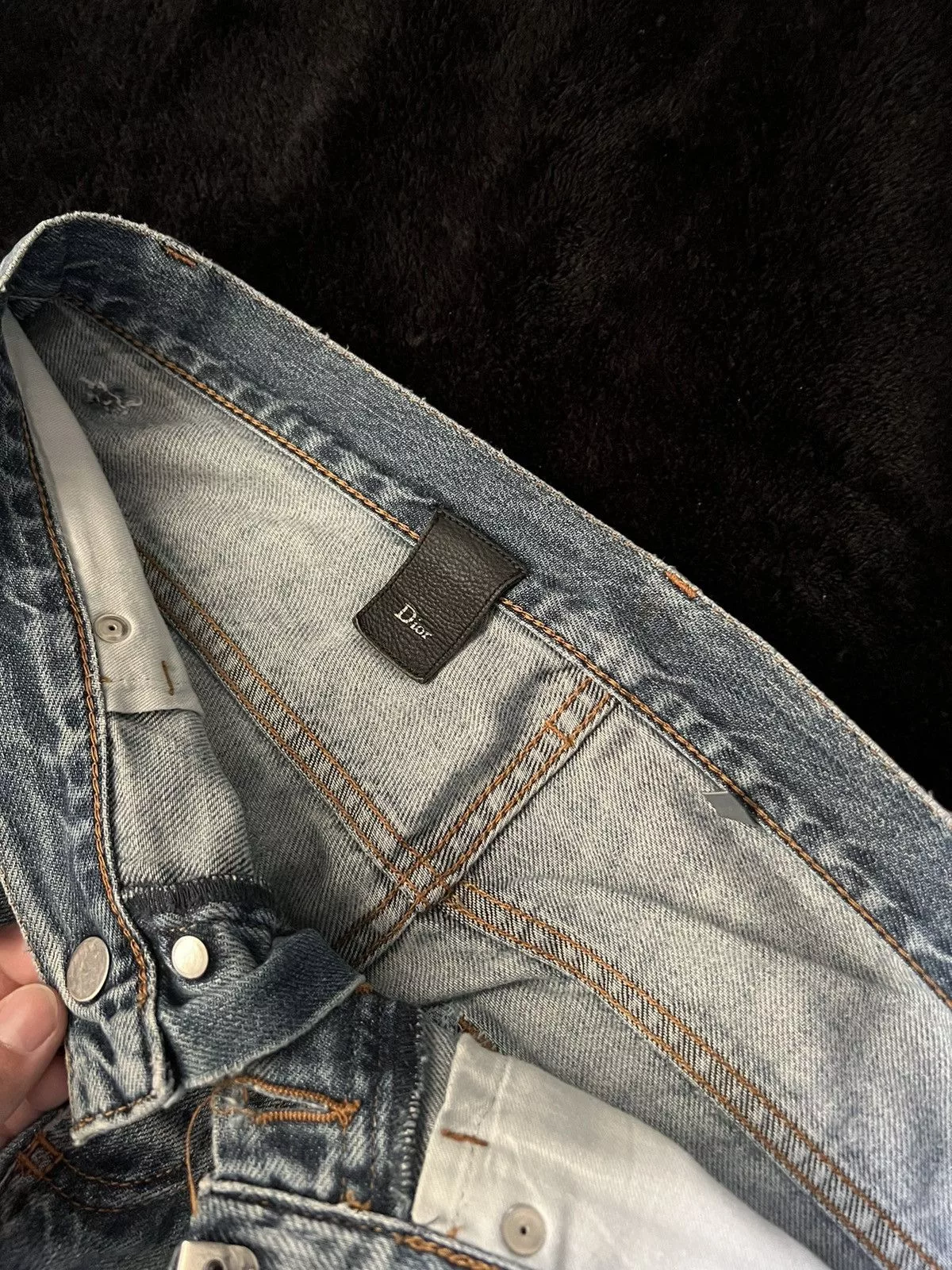 Dior × Hedi Slimane Dior denim Blue