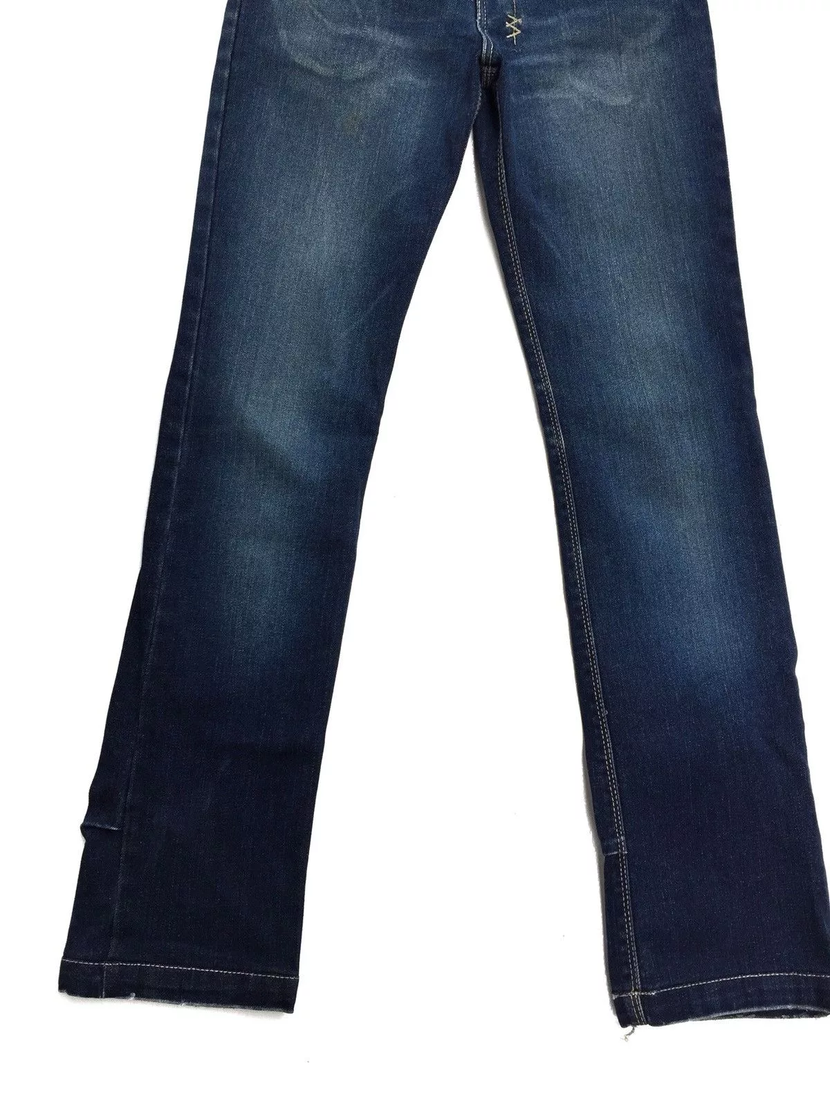 Ksubi Denim KSUBI Distressed Rip Van Winkle Jeans Blue