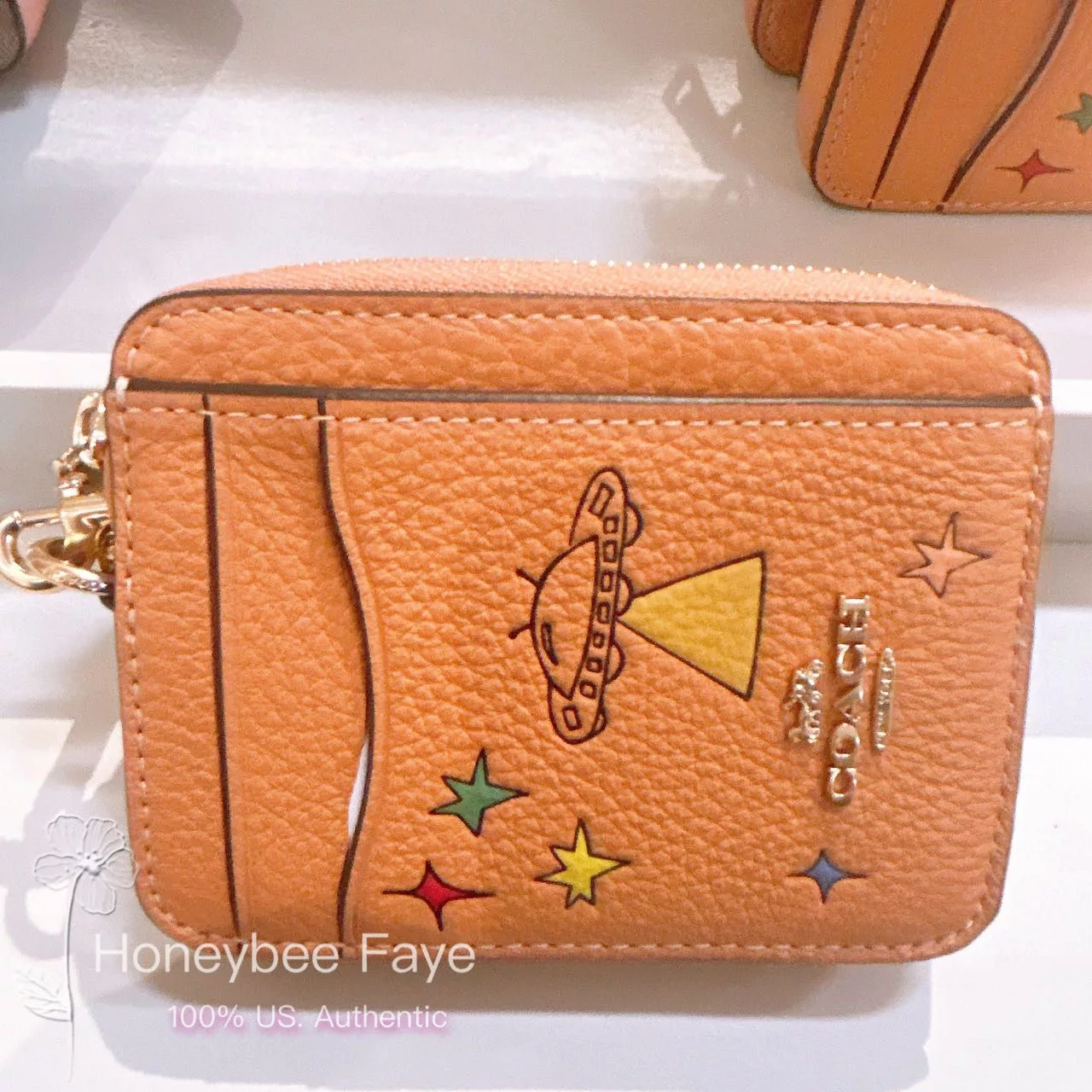 Coach Wallets Coach X Observed By Us Zip Card Case CU404 Multi