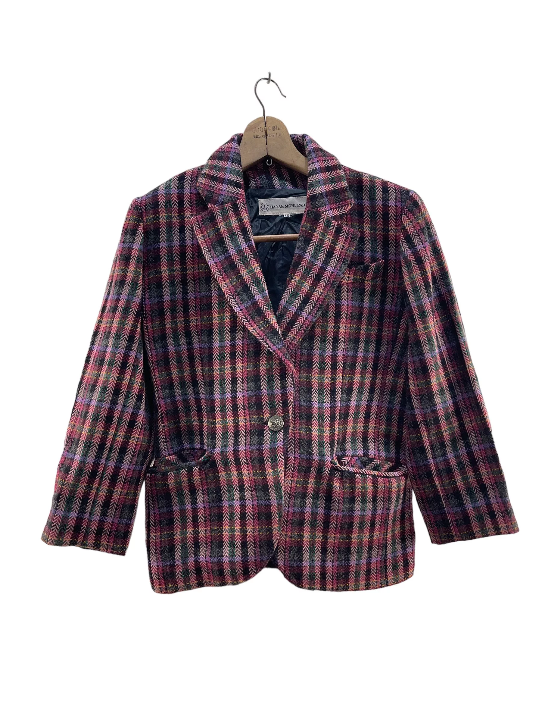 Hanae Mori Light Jackets Hanae Mori Jacket Pink