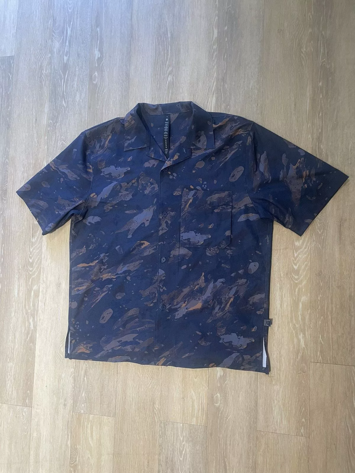 Lululemon Shirts Button Ups Lululemon Camp Collar Shirt Blue