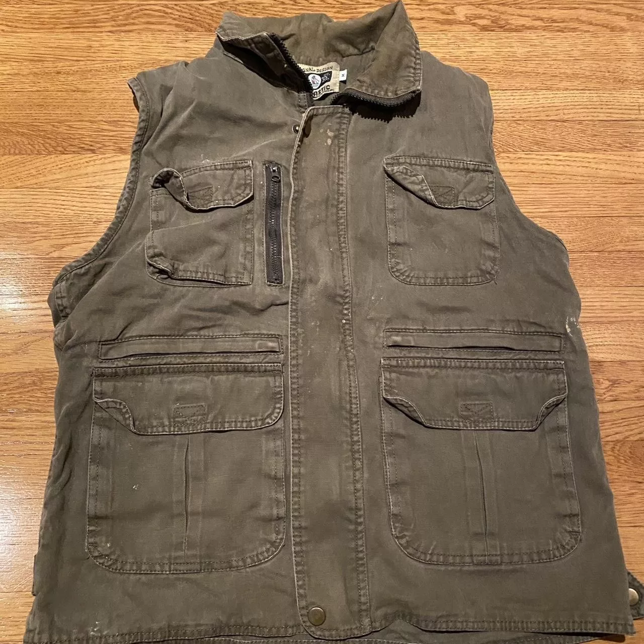 Other Tank Tops Sleeveless Other Vintage Brown cargo Vest Original Design