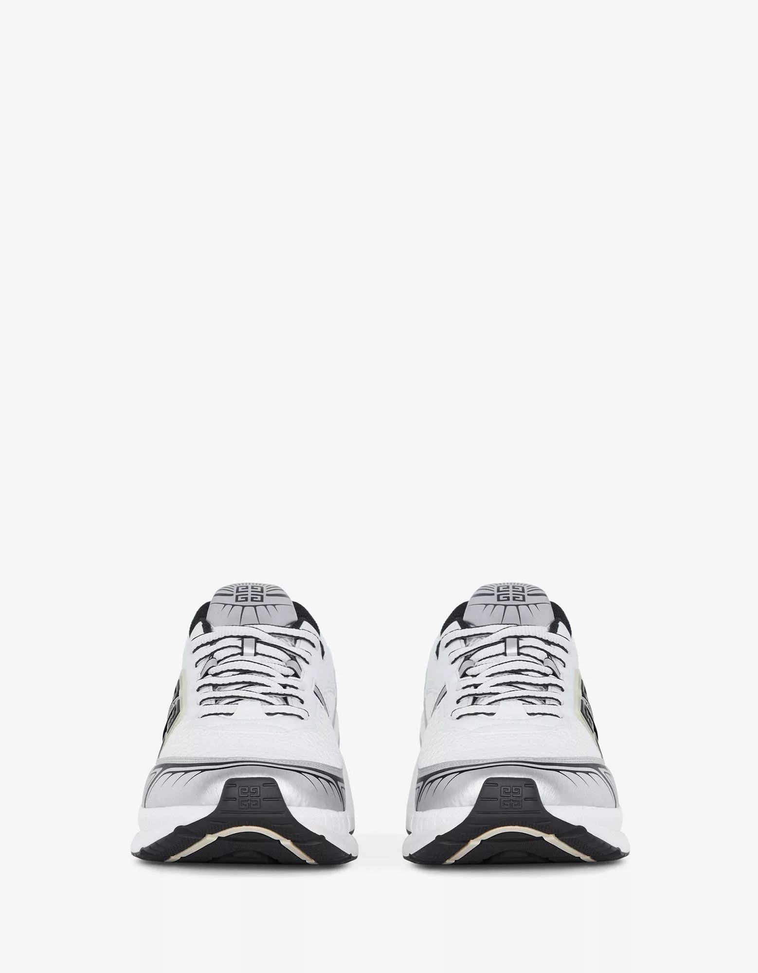 Givenchy Low Top Sneakers Givenchy White and Silver NFNTY-52 Runners