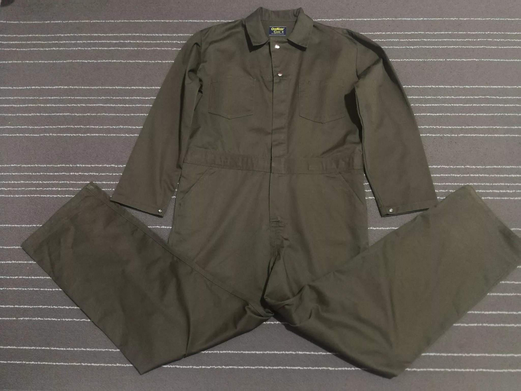 Oshkosh Overalls Jumpsuits Oshkosh green army coverall w 34-40