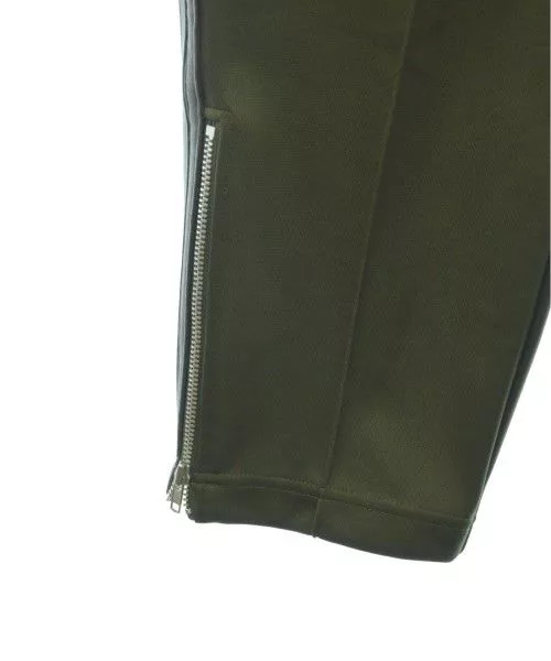 Comme des Garcons SHIRT Cropped Pants Side Line Hem Zip Polyester Khaki Brown