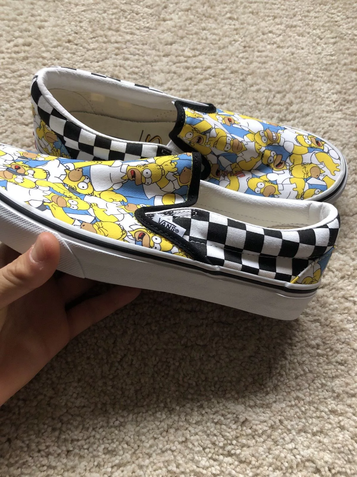 The Simpsons Low Top Sneakers The Simpsons × Vans Vans x simpsons slip ons Multi