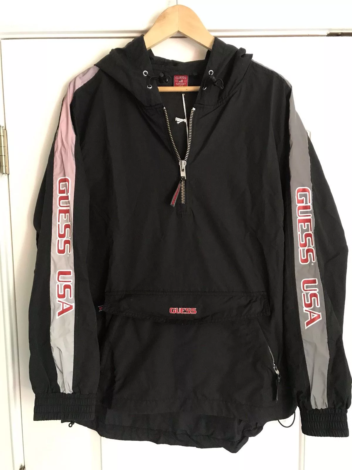 Guess Light Jackets Guess × Round Two Farmers Market Hooded Nylon Anorak