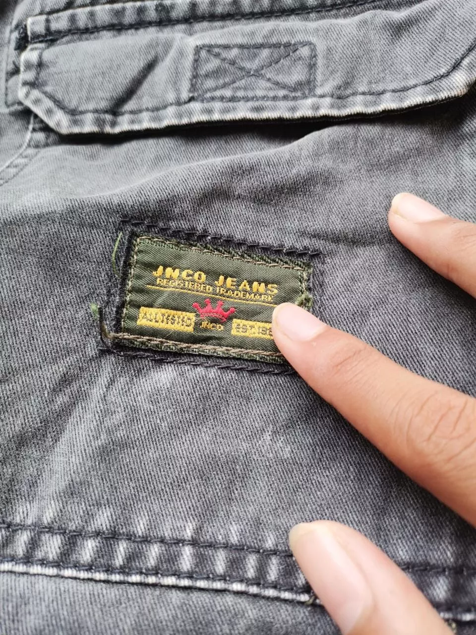 JNCO Shorts VTG JNCO CARGO SHORT MULTIPOCKET Black
