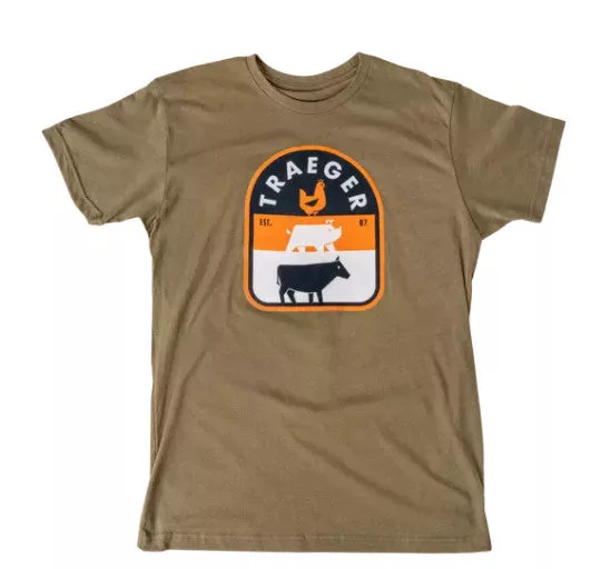 Animal Stack T-Shirt Green