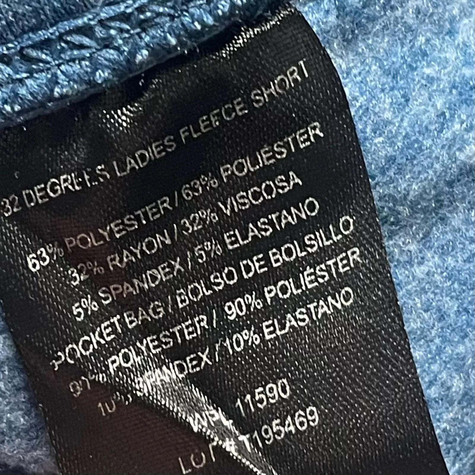Other Shorts Other 32° Cool Fleece Shorts Blue