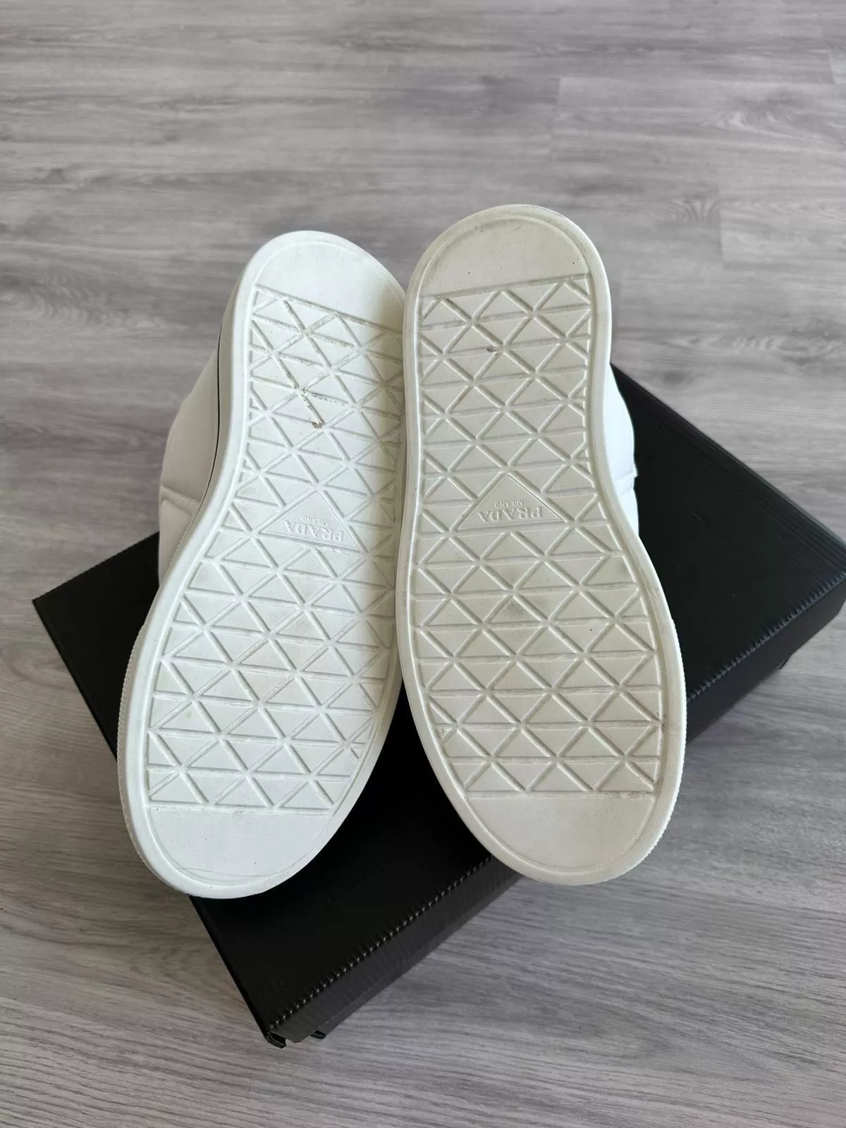 Prada Low Top Sneakers prada macro sneakers White