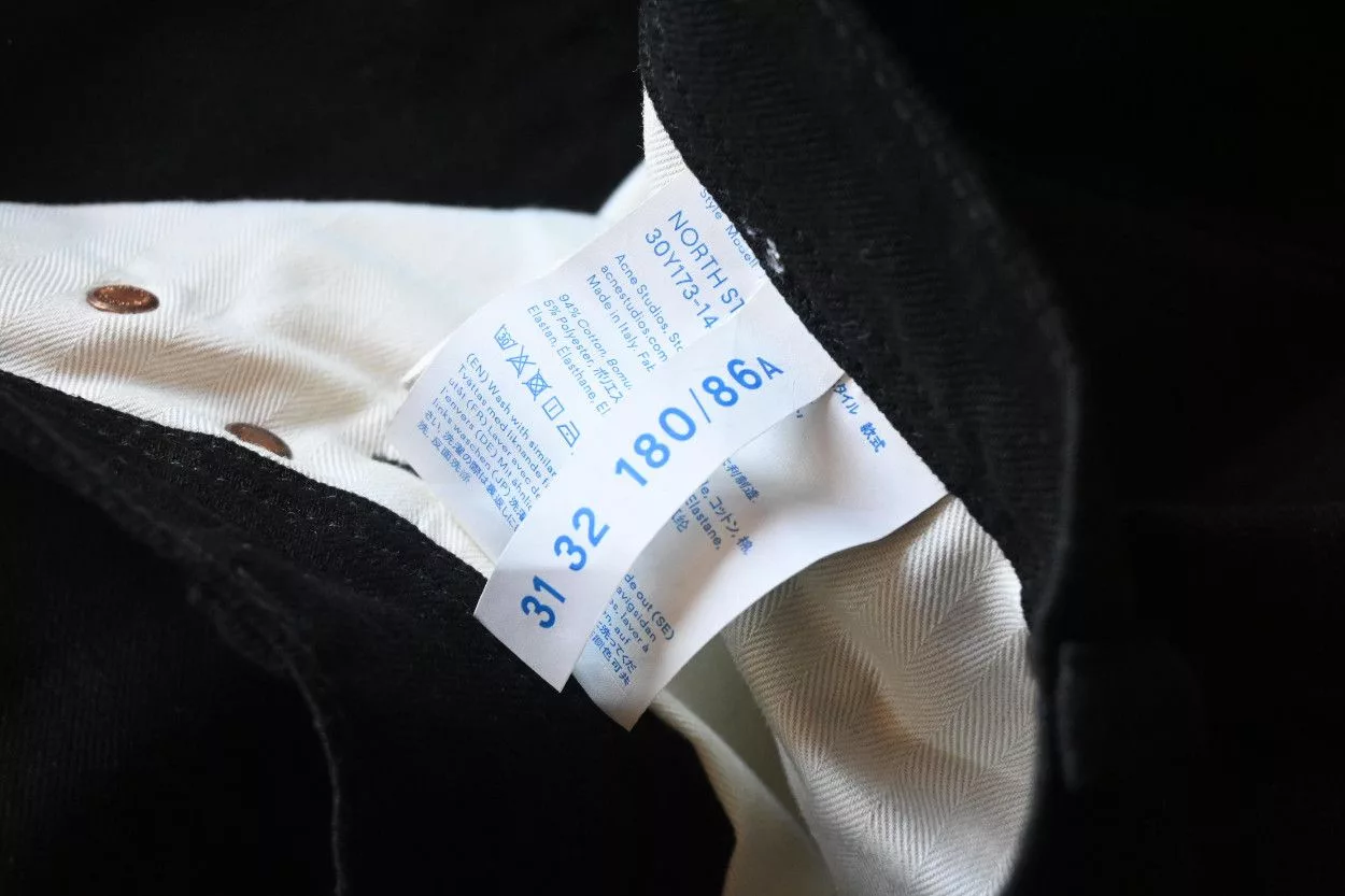 Other Denim Other Acne Studios Slim Black Jeans Size 31x32