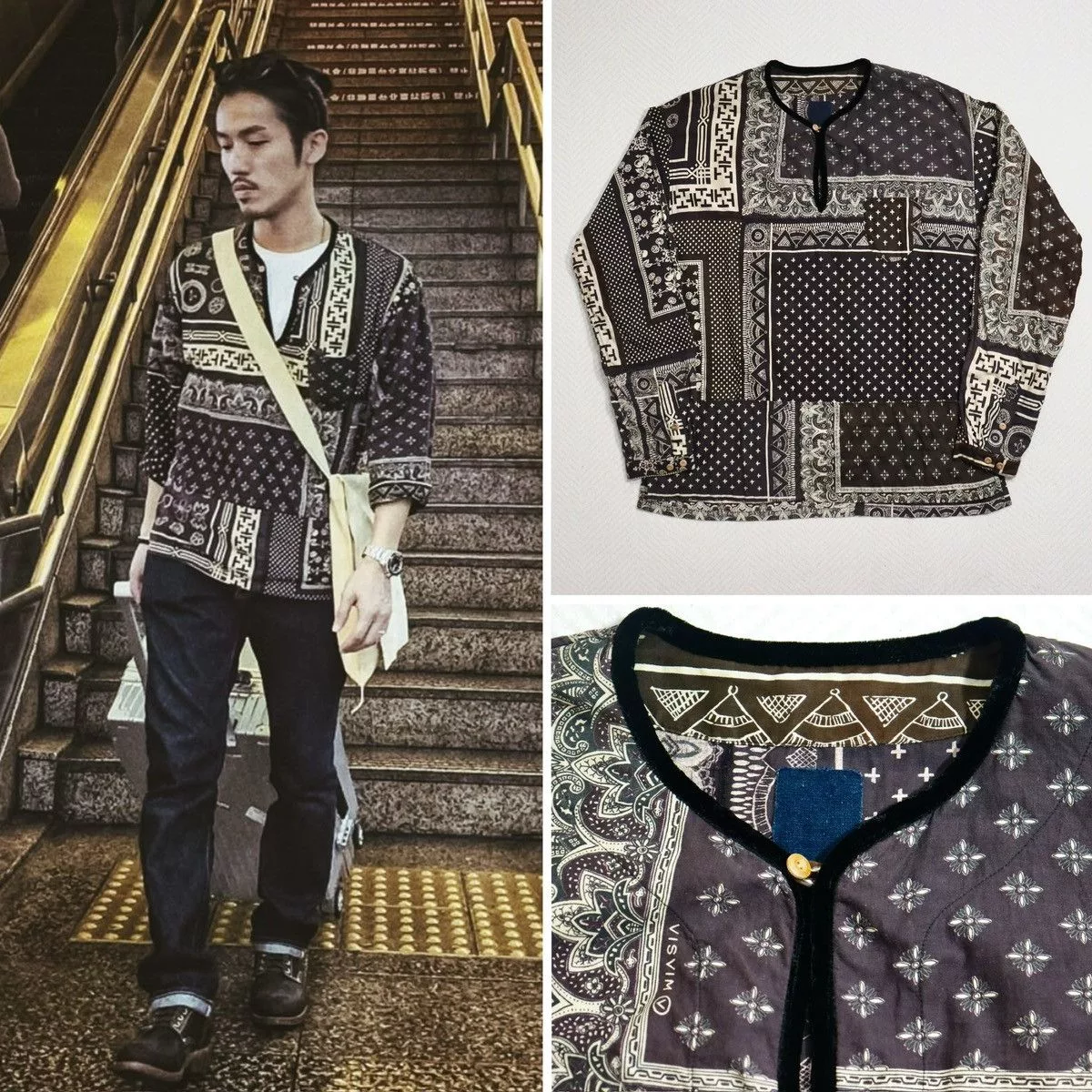 Visvim Light Jackets Visvim 19ss ICT Tunic P.O. Shirt Black