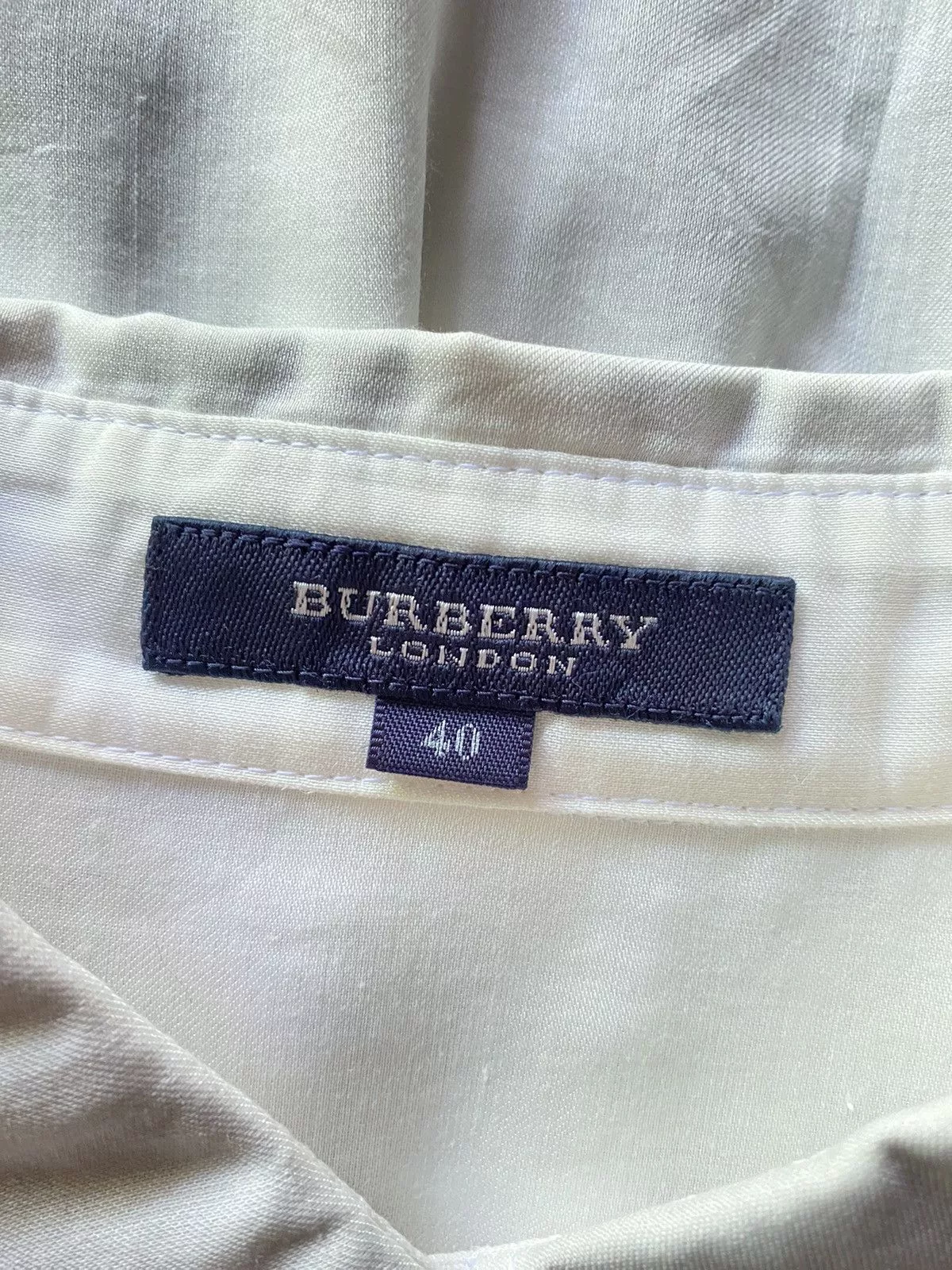 Burberry Button Ups Burberry white shirt