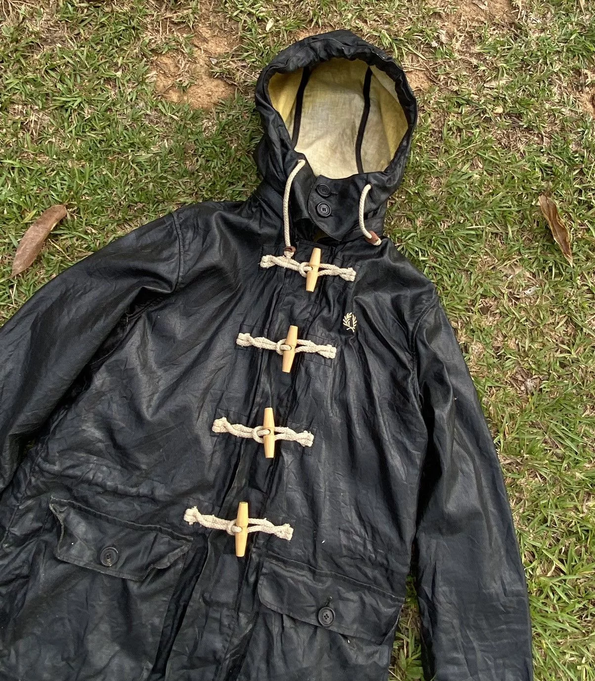 Fred Perry Light Jackets Fred Perry Barbour Utility Waxed Jacket Black