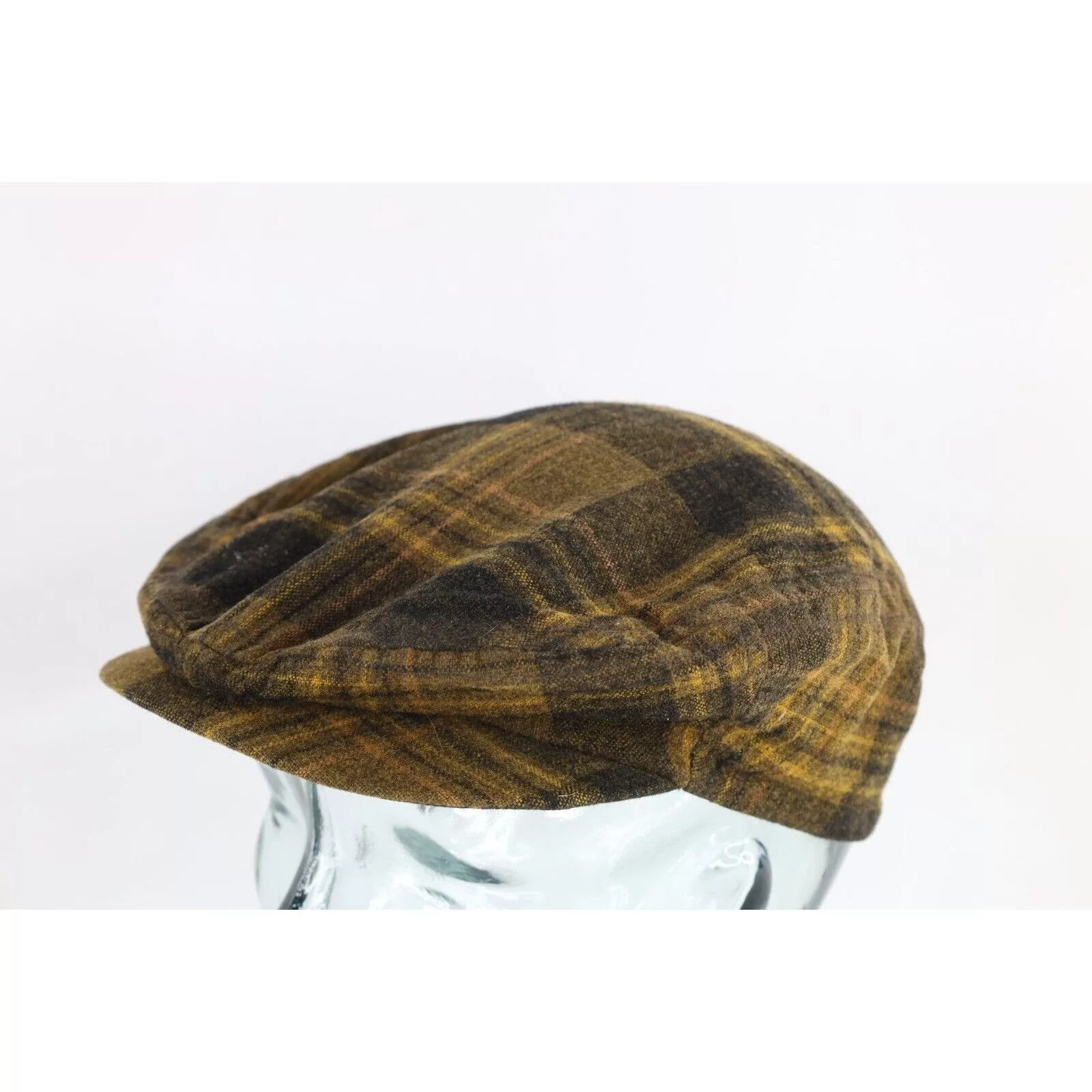 Pendleton Hats Pendleton × Vintage Vintage 60s Pendleton Distressed Wool Newsboy Cabbie Hat Cap Multi