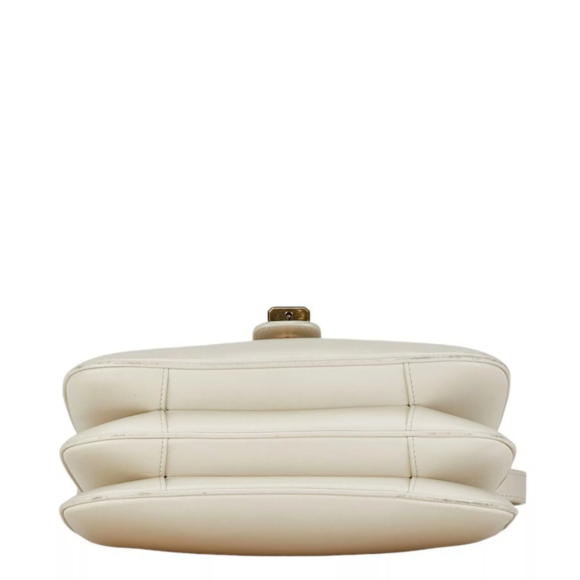 Celine Other CELINE Medium Taboo Shoulder Bag White Leather Women's