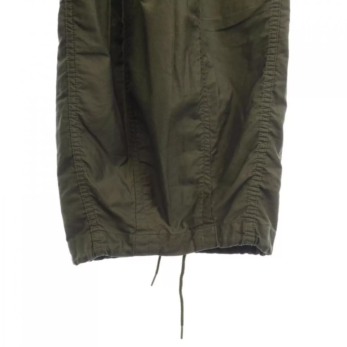 Needles Cropped Pants Cargo Plain Cotton String Green